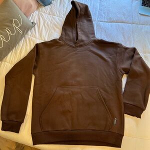 Comfrt unisex The Standard Hoodie, Brown, L